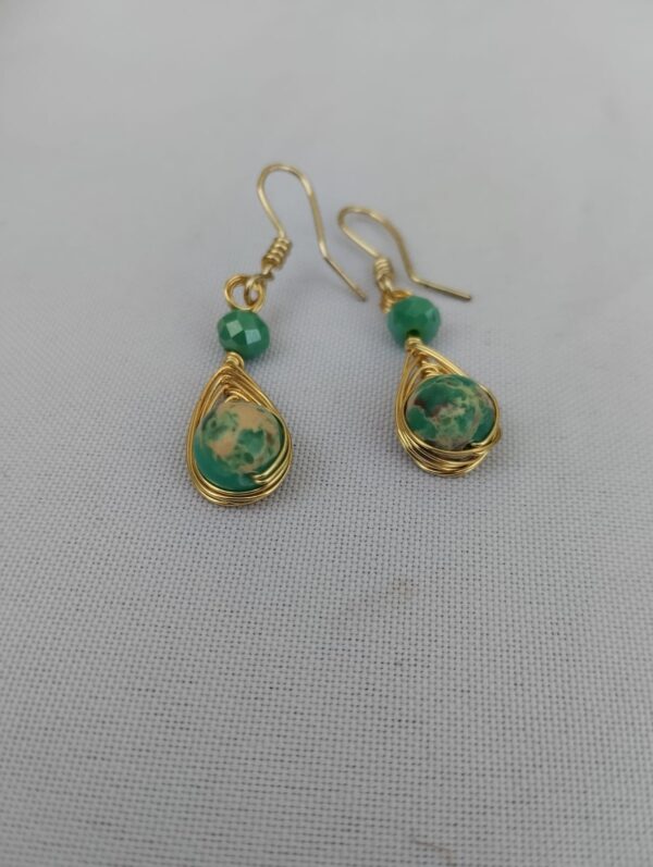 Aretes Gotas de Selva - Image 2