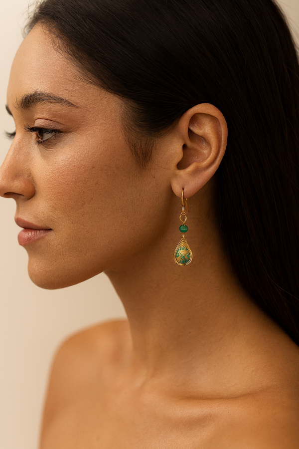 Aretes Gotas de Selva