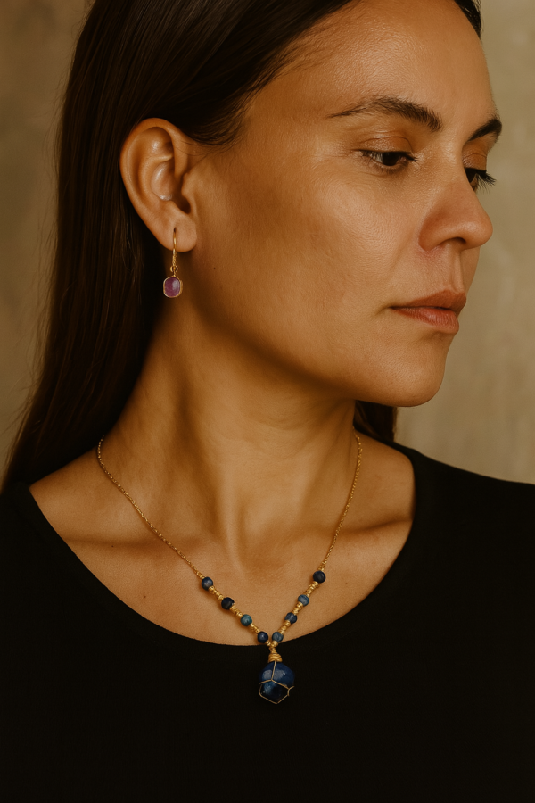 Collar Azul Profundo